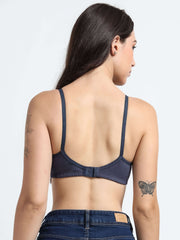 Machau Lingerie Women's Everyday Padded Non Wired Full Coverage T-shirt Bra -Rich Cotton