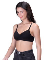 Machau Lingerie Women's Everyday Padded Non Wired Full Coverage T-shirt Bra