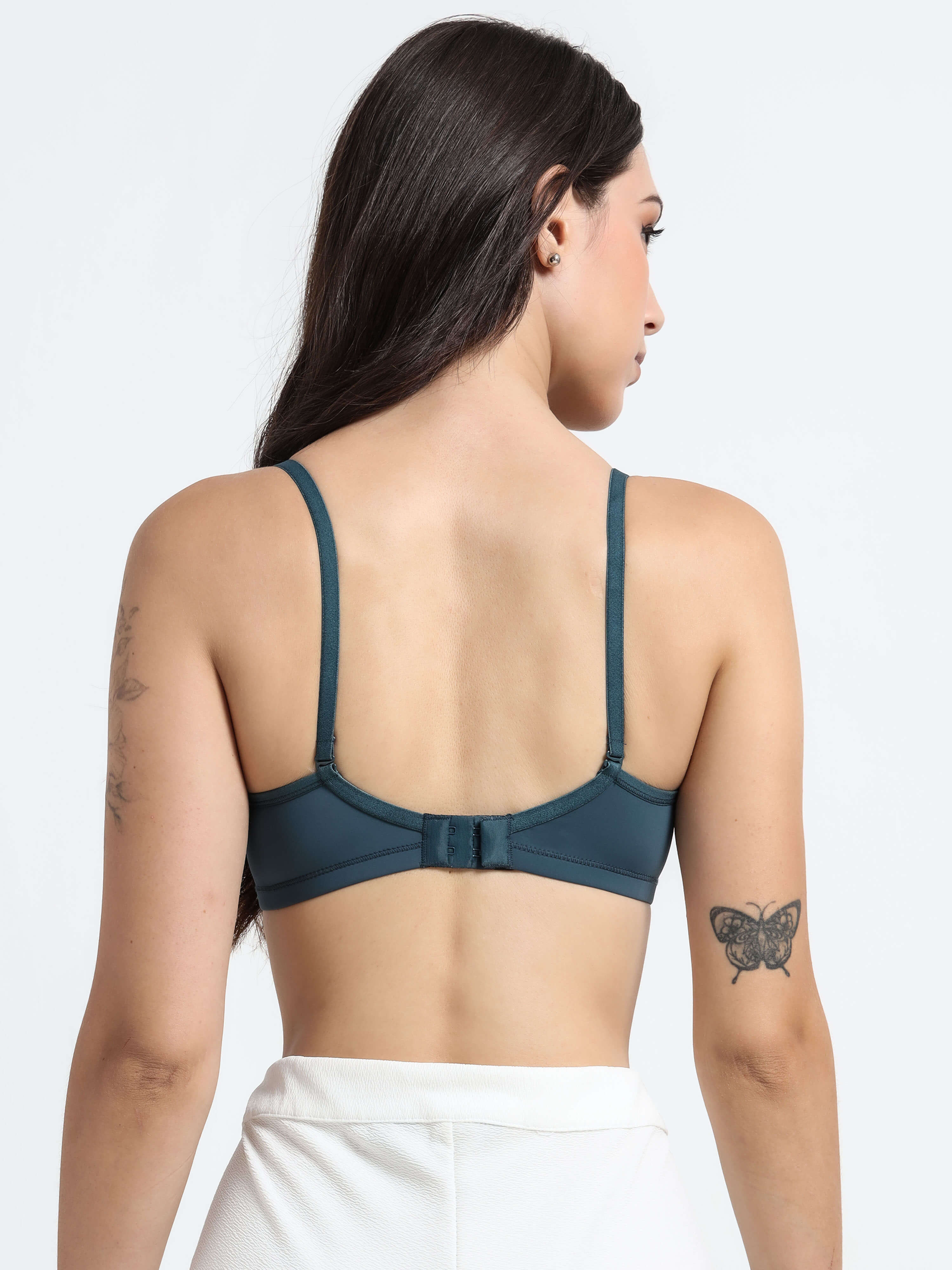 Machau Lingerie Women's Everyday Padded Non Wired Full Coverage T-shirt Bra -Rich Cotton Devine Pad