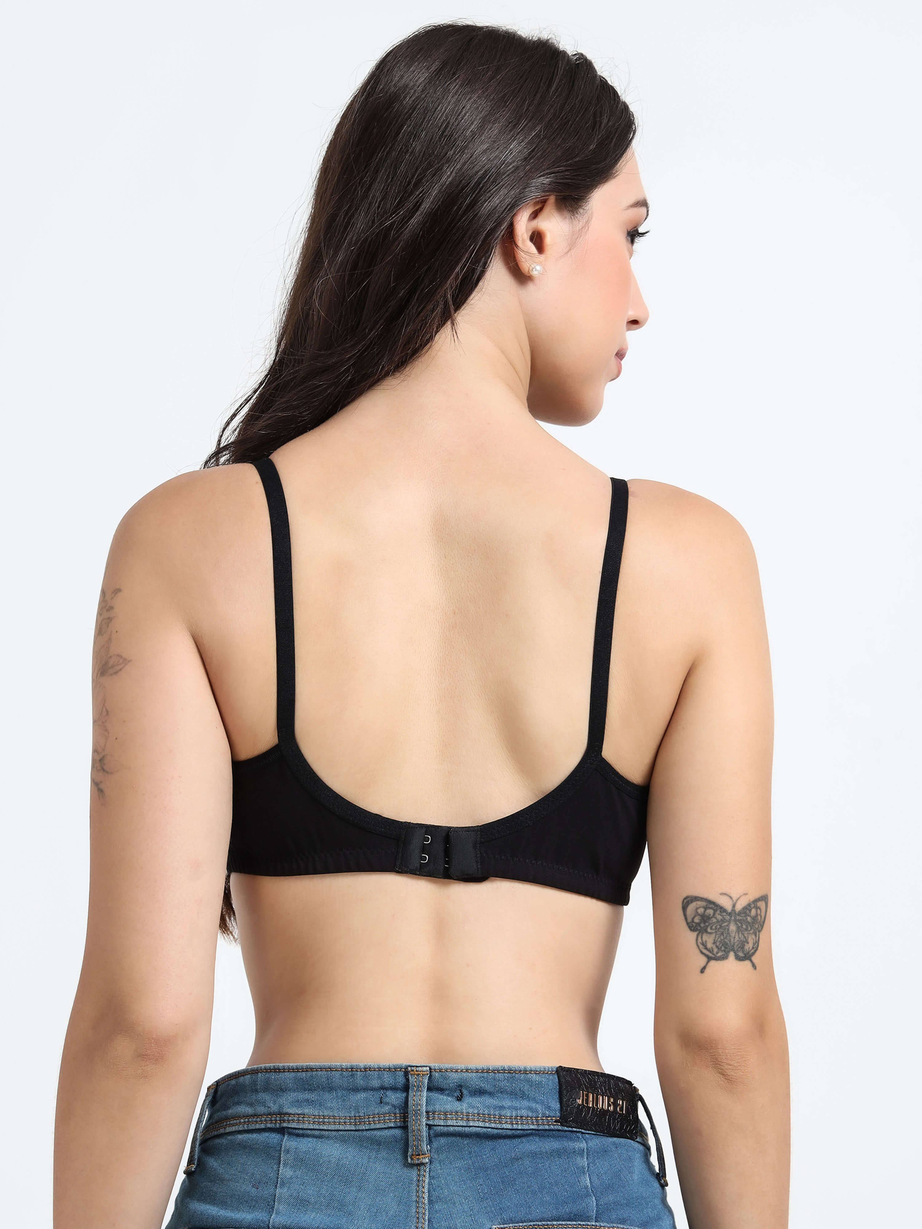 Machau Lingerie Women's Everyday Padded Non Wired Full Coverage T-shirt Bra -Rich Cotton
