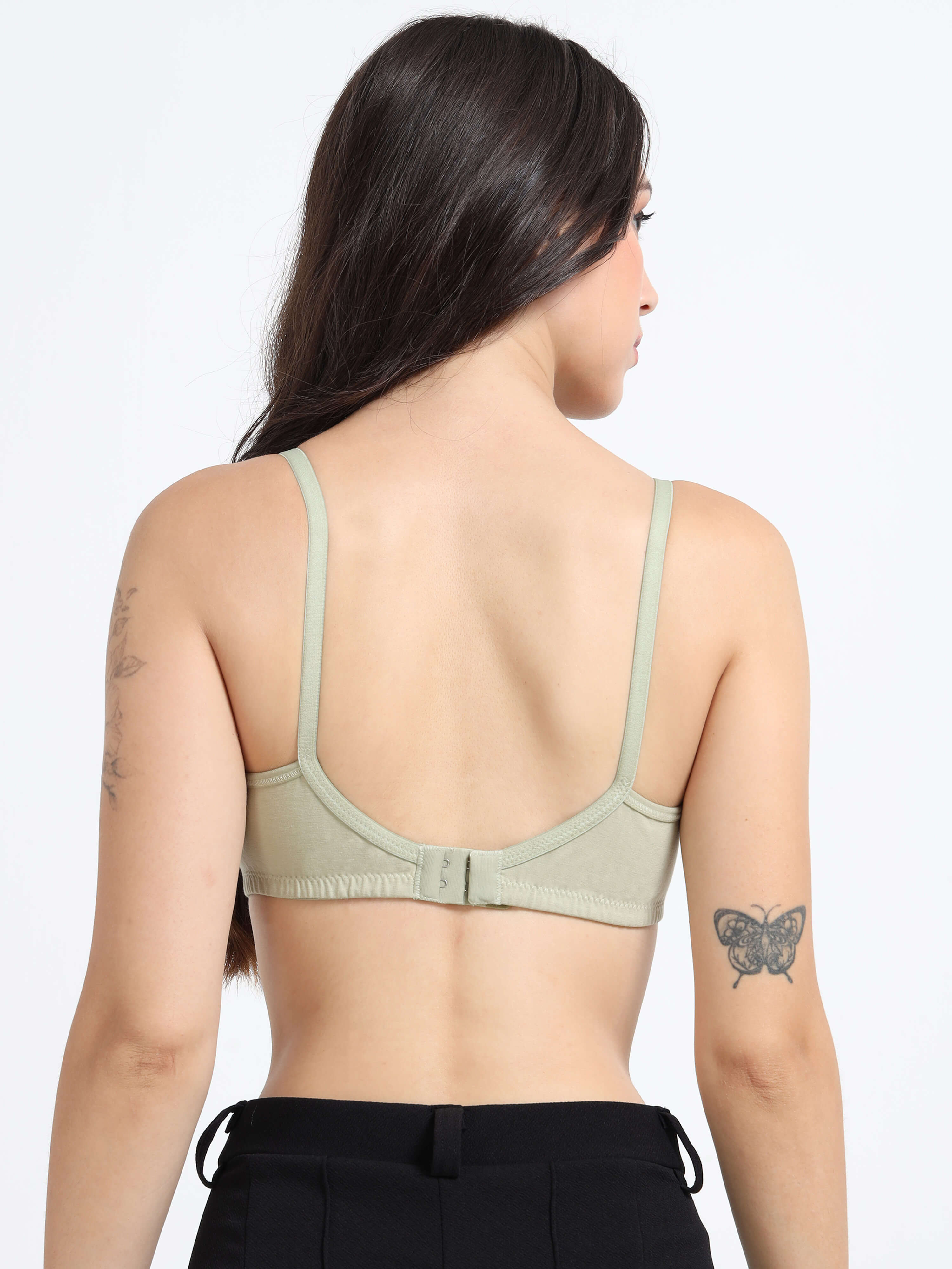 Machau Lingerie Women's Everyday Padded Non Wired Full Coverage T-shirt Bra -Rich Cotton