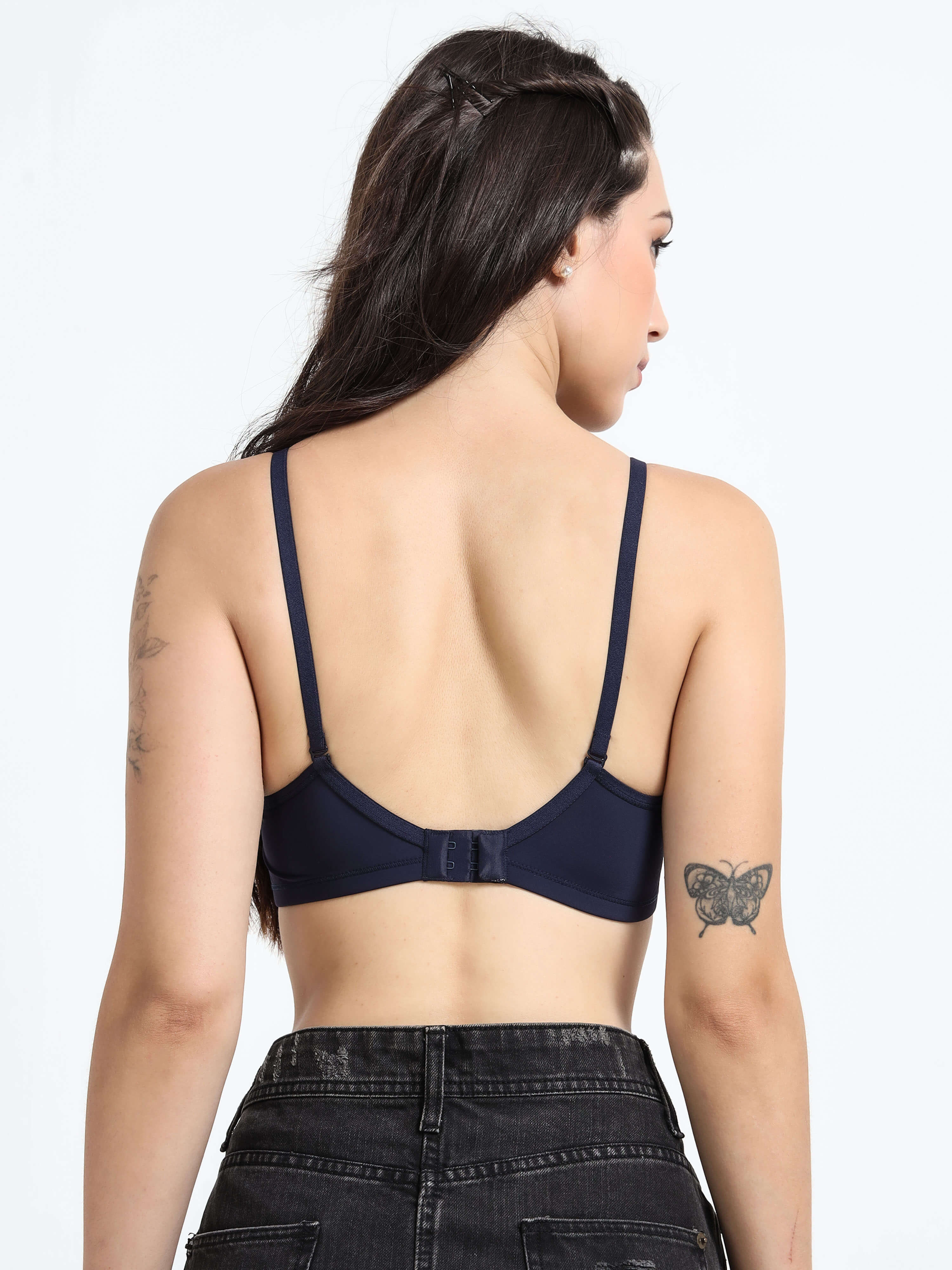 Machau Lingerie Women's Everyday Padded Non Wired Full Coverage T-shirt Bra -Rich Cotton Devine Pad