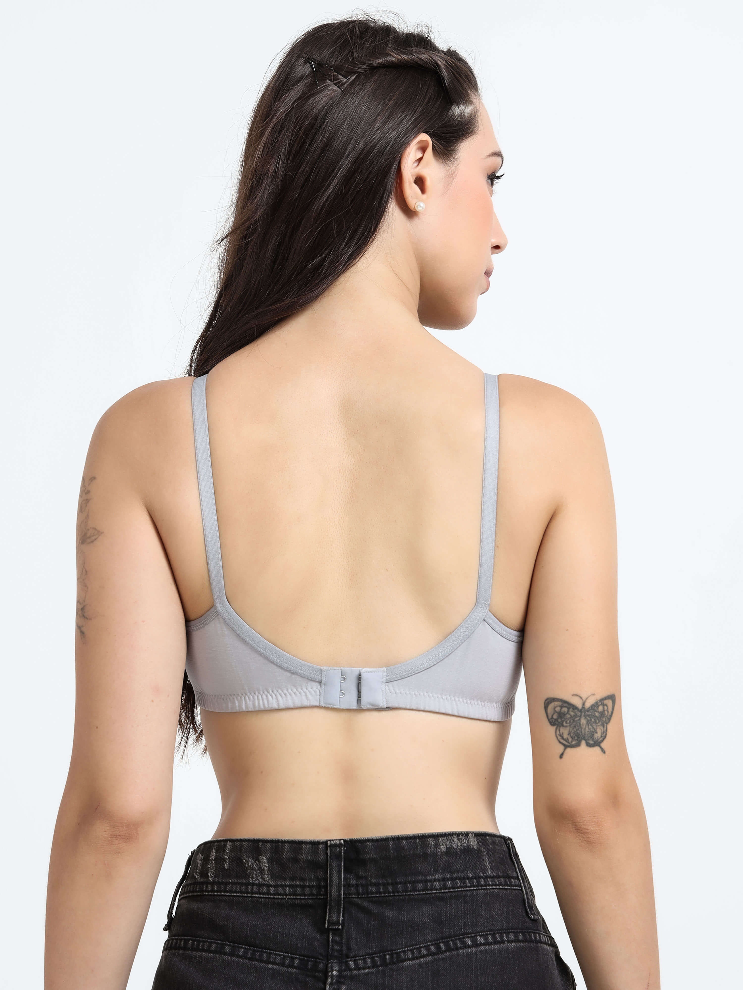 Machau Lingerie Women's Everyday Padded Non Wired Full Coverage T-shirt Bra -Rich Cotton