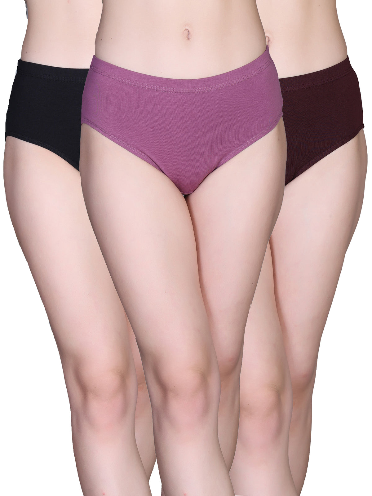 Relax Women Cotton Stretch Hipster Panties – Pack of 3