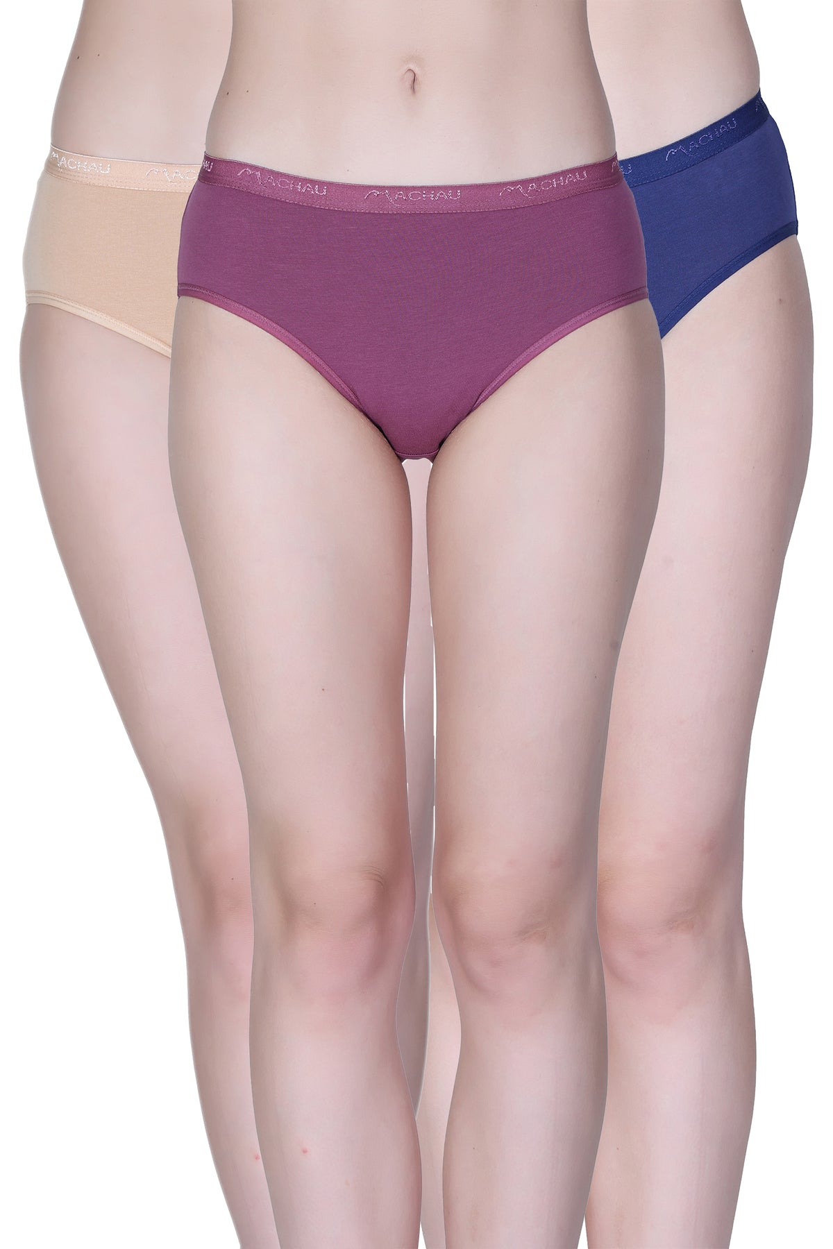 Romatic Women’s Cotton Stretch Hipster Panties – Pack of 3 | Everyday Comfort | Sweat Absorbent | No-Marks Waistband | Solid Colours